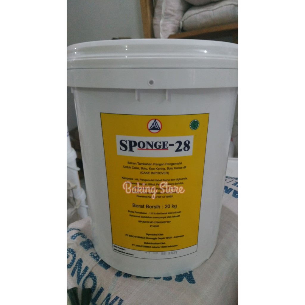 Pengembang - Cake Cake Improver Sponge28 20kg - Gosend Only!!!