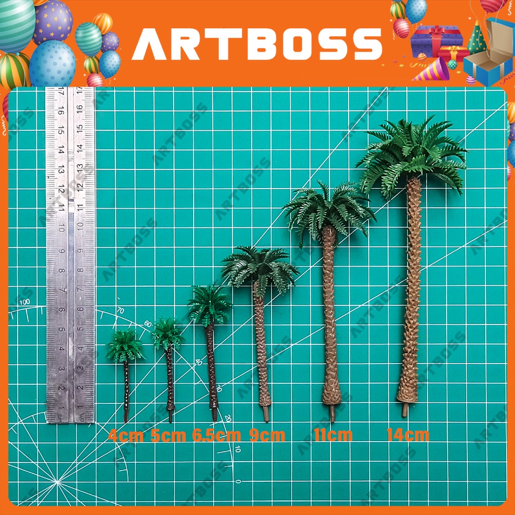 Pohon Palem Maket Miniatur Diorama Palm Tree - Y0001
