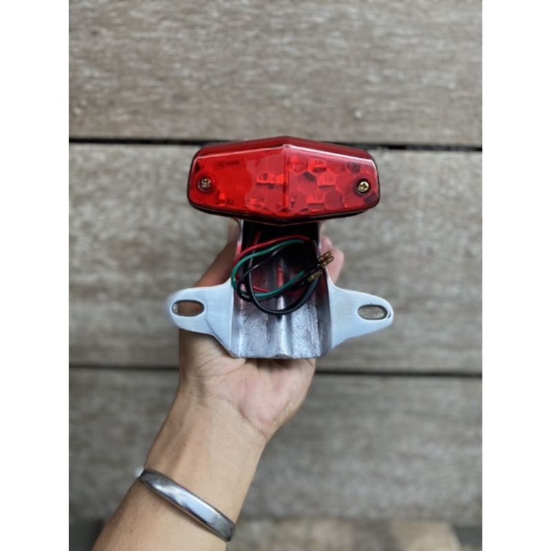 (COD) STOPAN CB100 STOPLAMP BELAKANG CB 100 BSA SET PANGKON STOPAN CB BSA SET PANGKON V80
