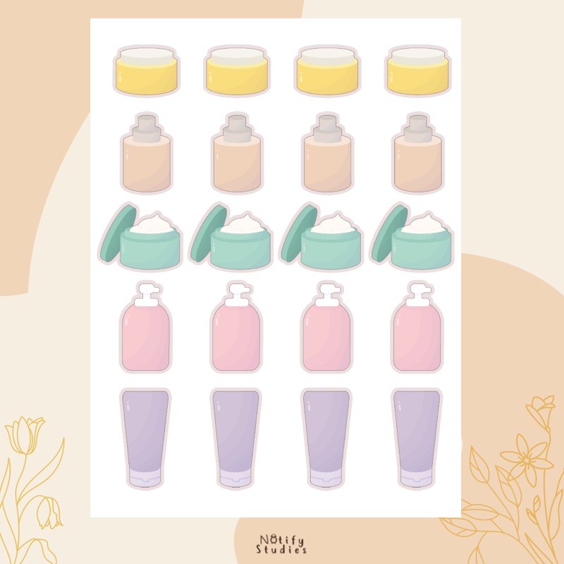 

Sticker Skincare Glossy Waterproof Kisscut
