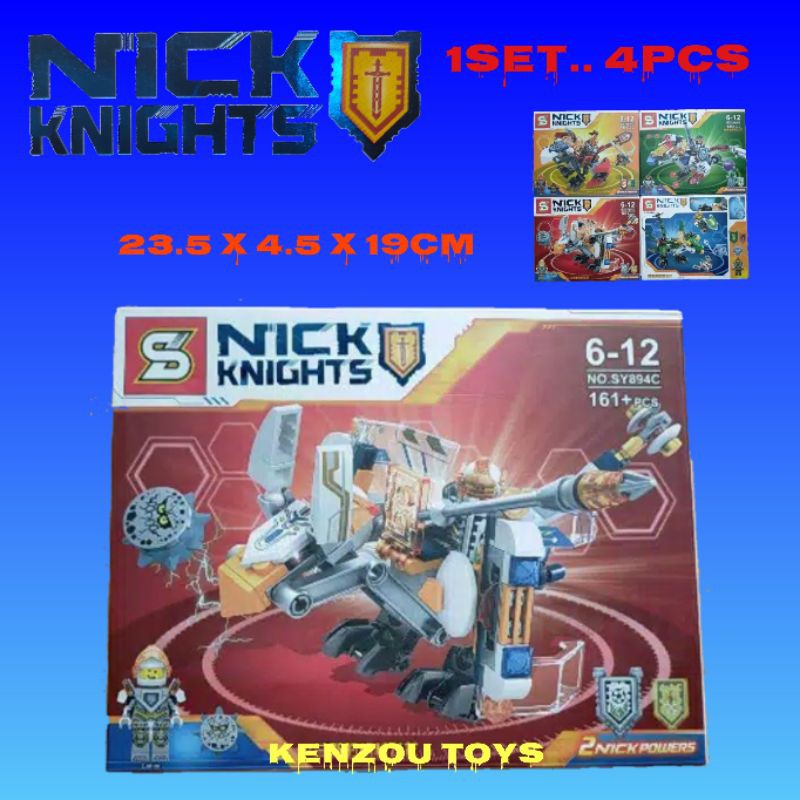 Lego nick knights 1set 4pcs