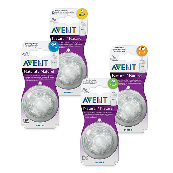 PHILIPS AVENT - NIPPLE AVENT TEAT NATURAL ISI 2 PCS / DOT AVENT