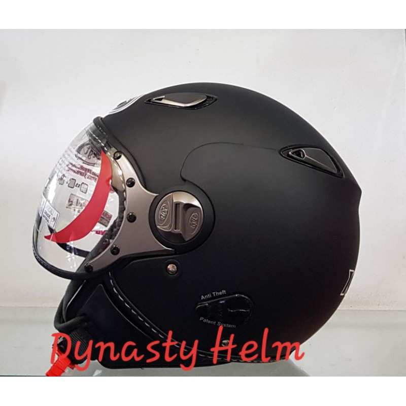 KYT ELSICO SOLID BLACK DOFF