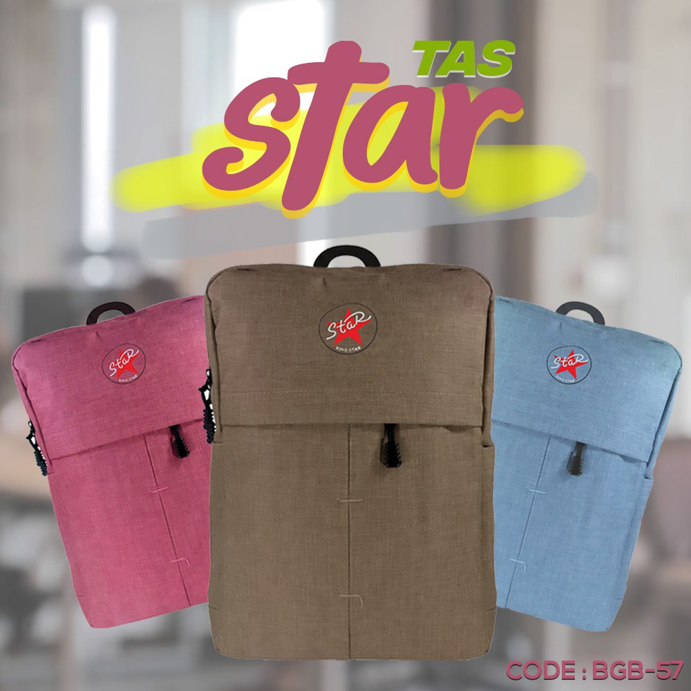 Tas Ransel Laptop - Tas Laptop Star - Korean Style BGB-57