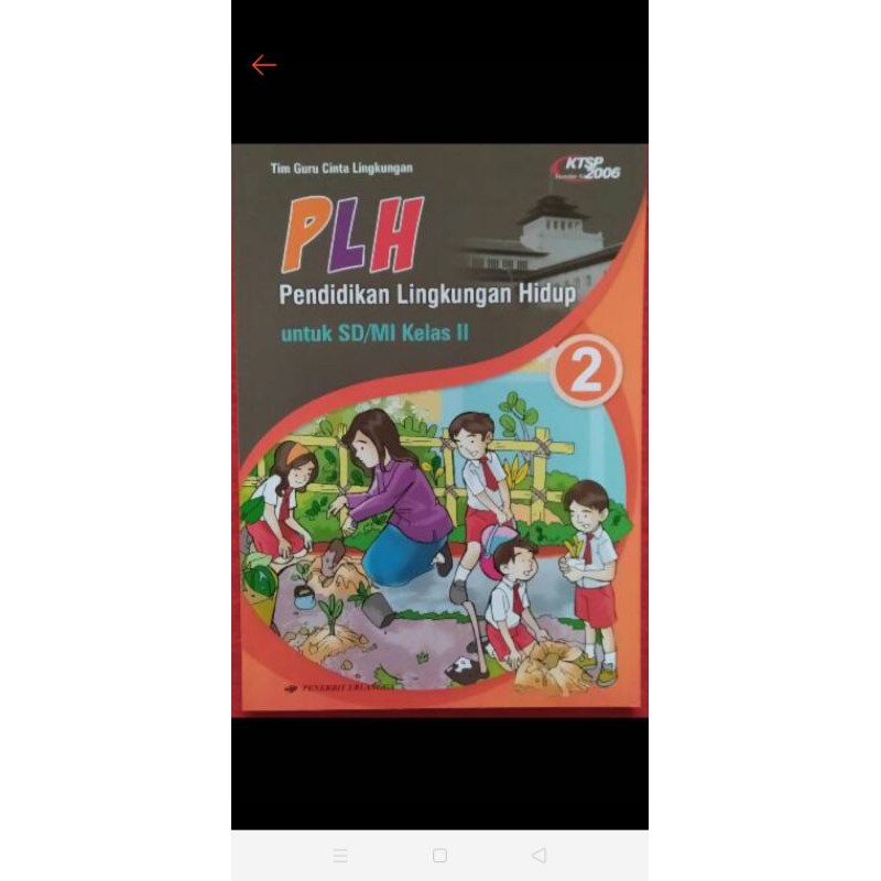 BUKU SISWA PLH KELAS 2 ERLANGGA