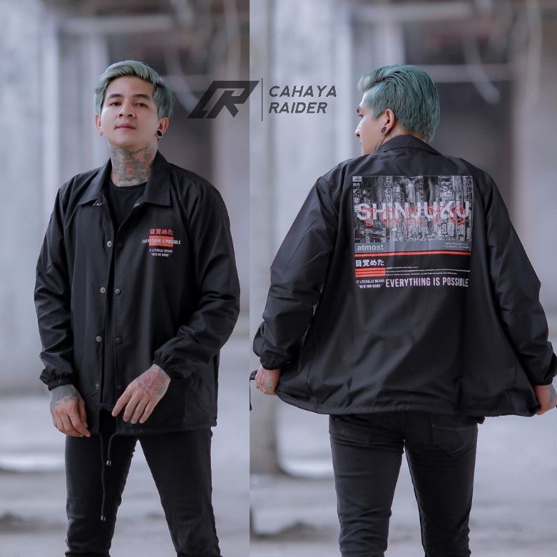 ATMOST-Jaket Coach Pria Sinzuku