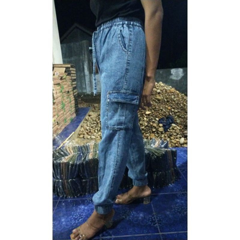 Jogger Cargo Jeans