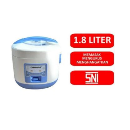 Rice Cooker Okayama OK 185 1,8 Liter Penanak Nasi 3 in 1 Food Grade - Magic Com 1.8 Liter 3in1