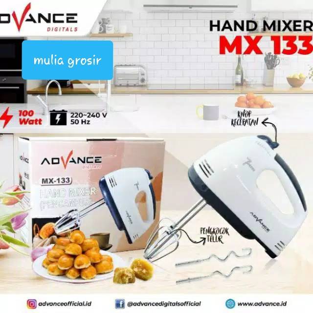 Hand Mixer Advance dan Stand Mixer Advance