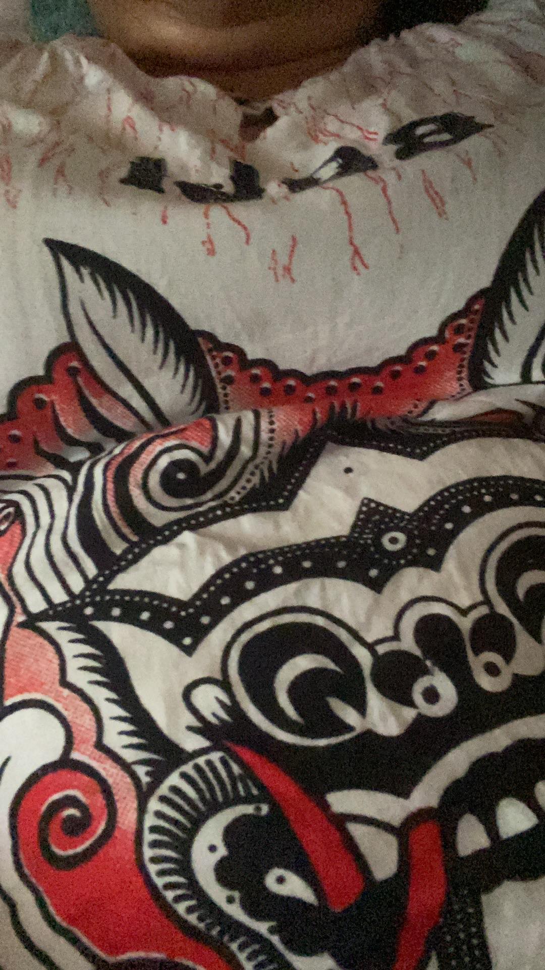 Produk Unggulan Baju Bali Motif Barong Serat Ukuran Dewasa Dasar Warna Random