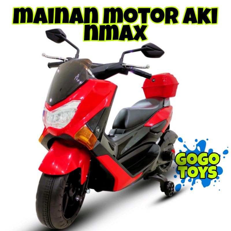 MOTOR AKI ANAK PMB M588 RAID NMAX M 588 MURAH MAINAN ANAK LAKI LAKI PEREMPUAN MOTOR TUNGGANG