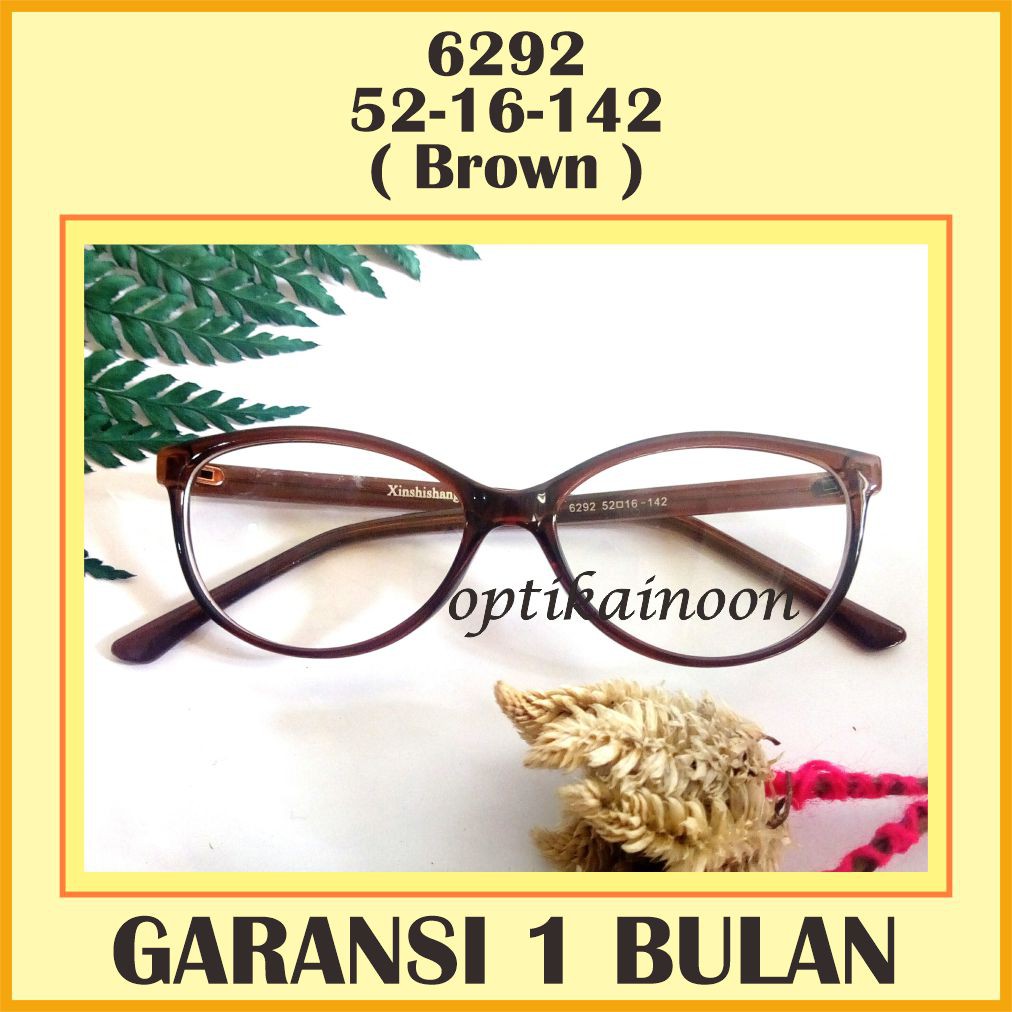FRAME KACAMATA MINUS KOREA XINSHISHANG 6292 FREE LENSA PHOTOGREY