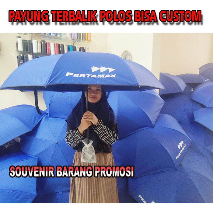 payung terbalik gagang c-payung terbalik promosi-payung besar