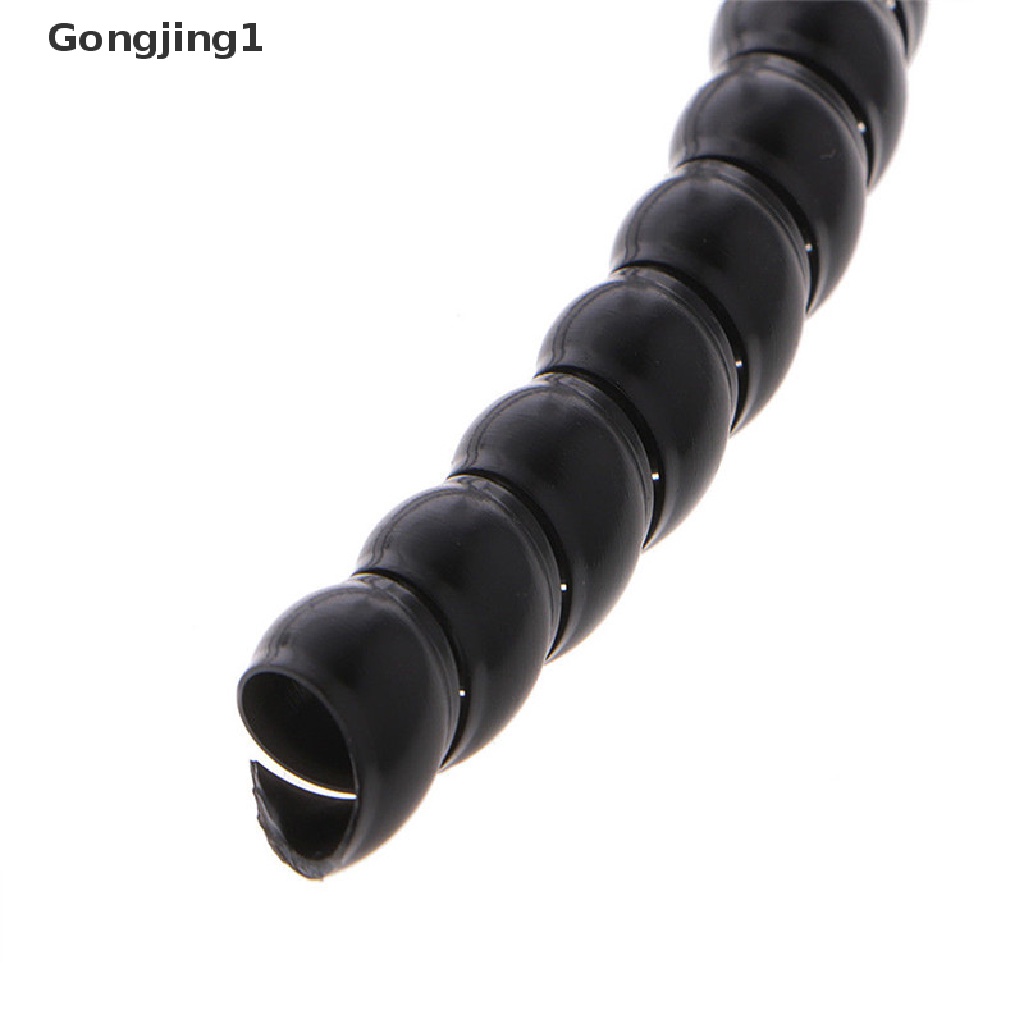 Gongjing1 Tabung Spiral Pelindung Kabel Tahan Api Warna-Warni Panjang 1m 10mm / 14mm