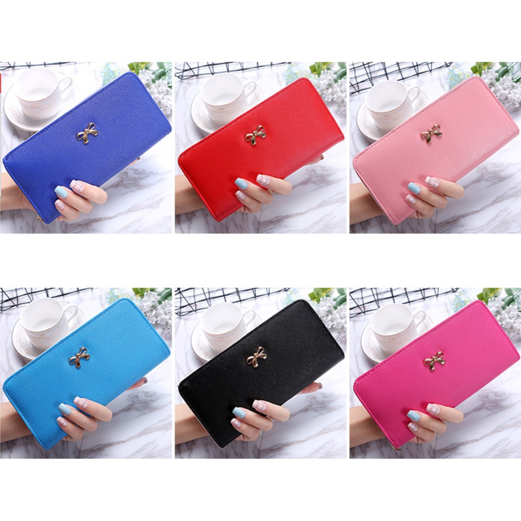 Dompet Wanita Impor Panjang PITA Matte Womens Korean Style Batam Long Walet