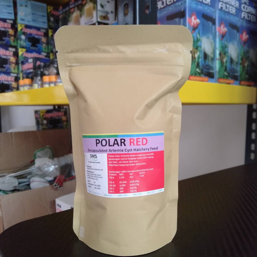 ARTEMIA POLAR RED NETTO 100GR SMS