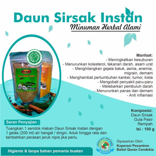 

Daun Sirsak Instan