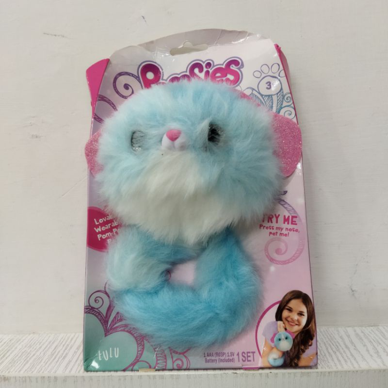 ori original pomsies plush lulu boneka mainan anak perempuan hewan anjing puppy sound light bunyi nyala pom pom pompom pets pet interactive fluffy interaksi bayi