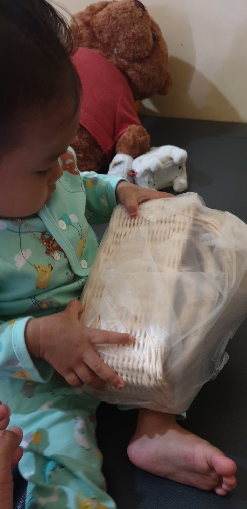 K21xxs - Keranjang Rotan Bulat Kecil Xxs 11x5cm Hampers Parcel Souvenir Kado Snack Lamaran Seserahan