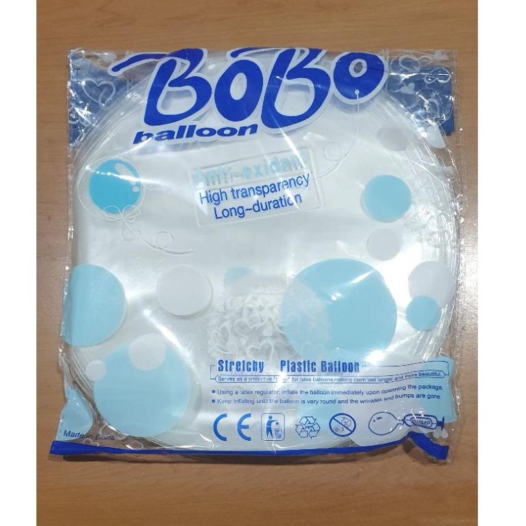 [KODE 7E7LA] Balon bobo 20 inch balon pvc per pak isi 50 lembar / bobo biru