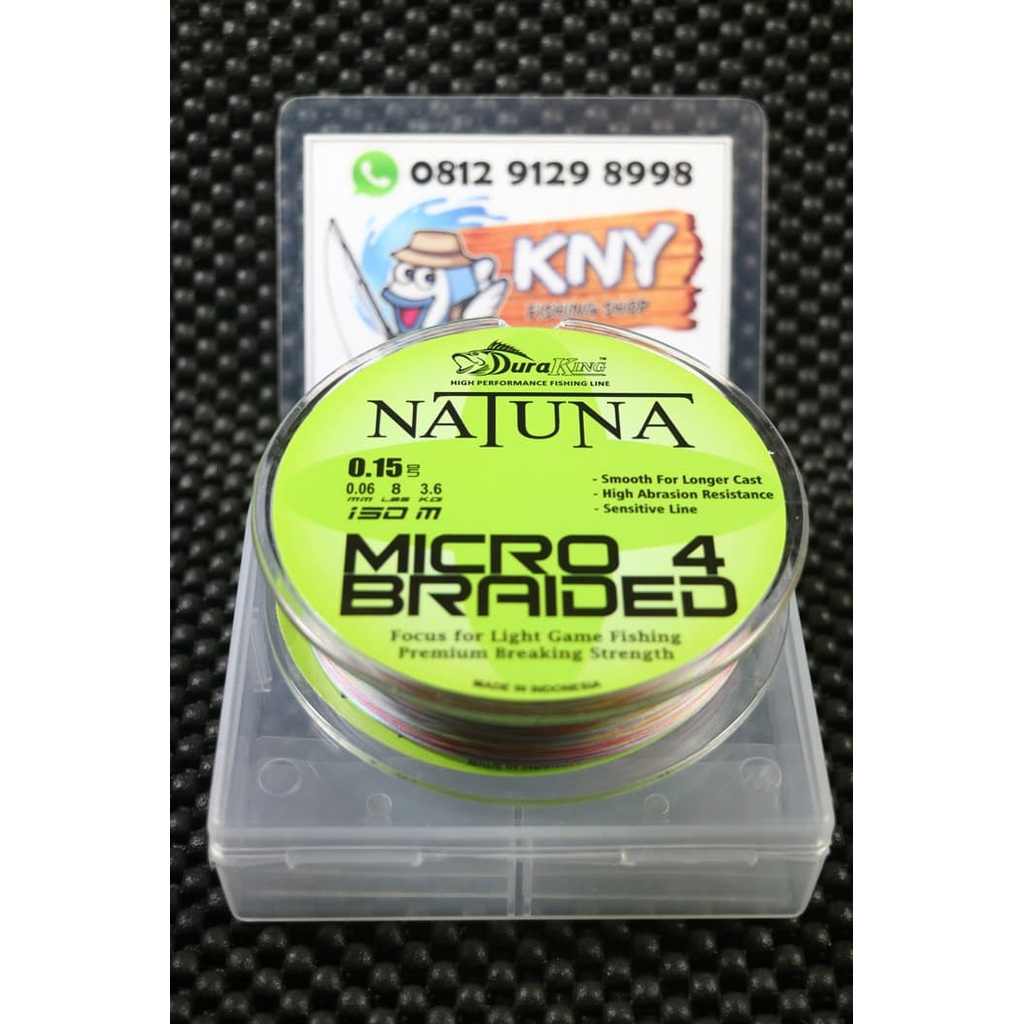 duraking natuna pe 0.15 / 0.06mm benang senar pancing ultra light 88 joran