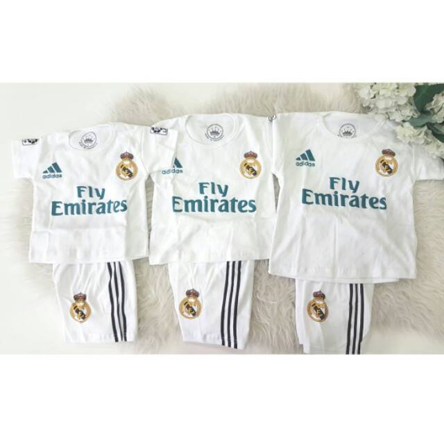 Baju Bola Anak Real Madrid SML