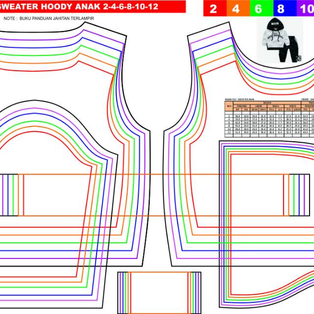 Download Master Pola Jiplak Sweater Anak Berupa File Coreldraw Atau Cdr Bisa Untuk Sublim Atau Print Shopee Indonesia
