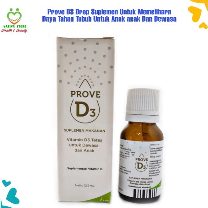 Prove D3 Drop 400 Iu Vitamin D Untuk Anak Dan Dewasa Menjaga Imunitas Vit Anak -