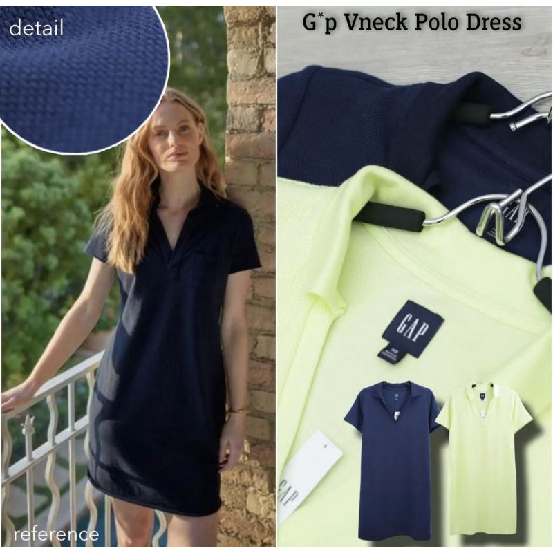 G+p Vneck Polo Dress