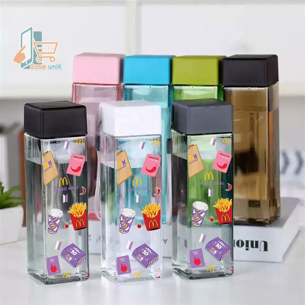 RT107 BOTOL MINUM TUMBLER KARAKTER STICKER PRINTING 2D 500ML CS4129