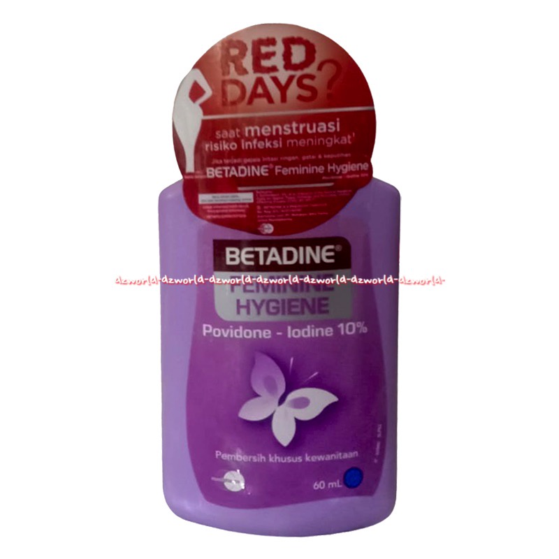 Betadine Feminine Hygiene Povidone 60ml Membunuh Kuman Dan Jamur Untuk Keputihan Betadin Wanita Pembersih Kewanitaan