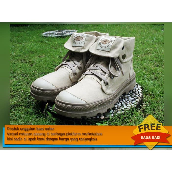 Sepatu boots model paladium original handmade