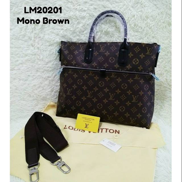 Tas laptop LV conote mono brown import China