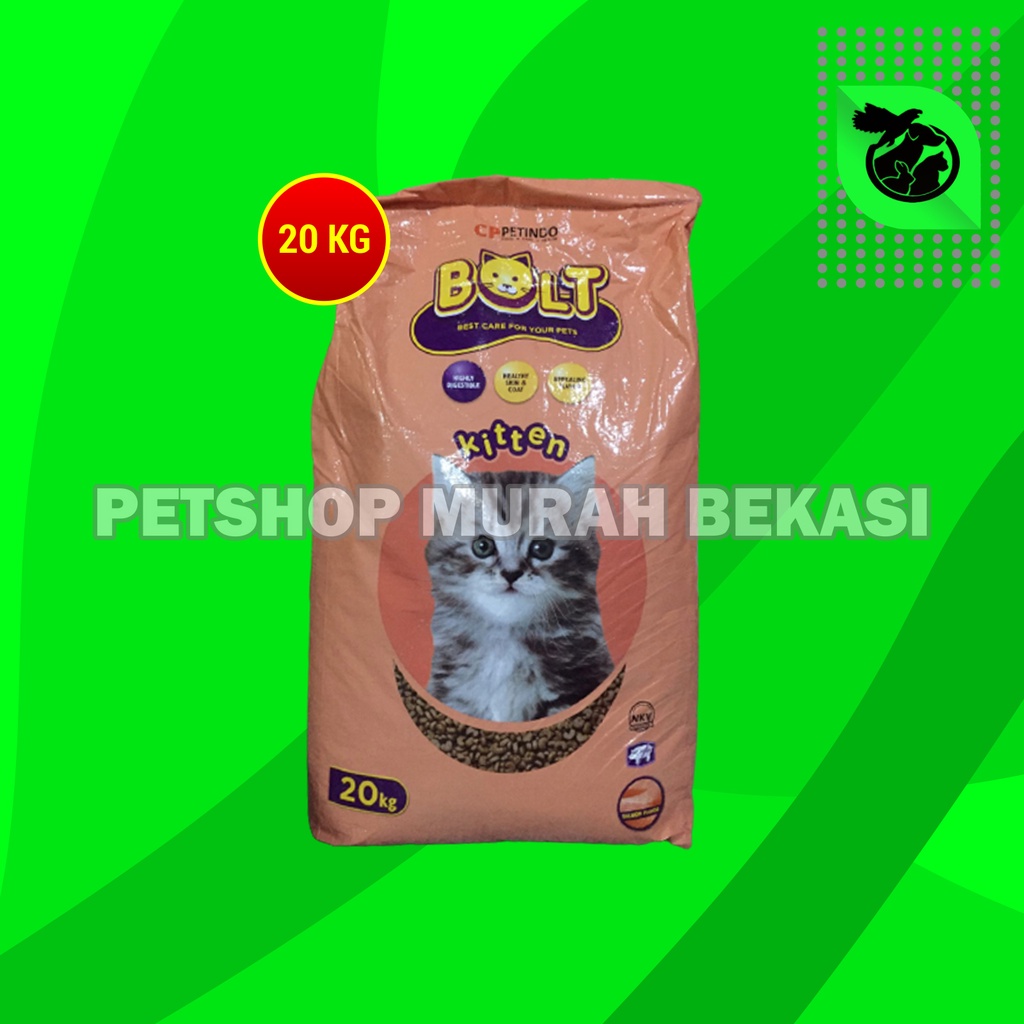 Bolt Kitten Makanan anak Kucing Kering Dry Cat Food 20 KG