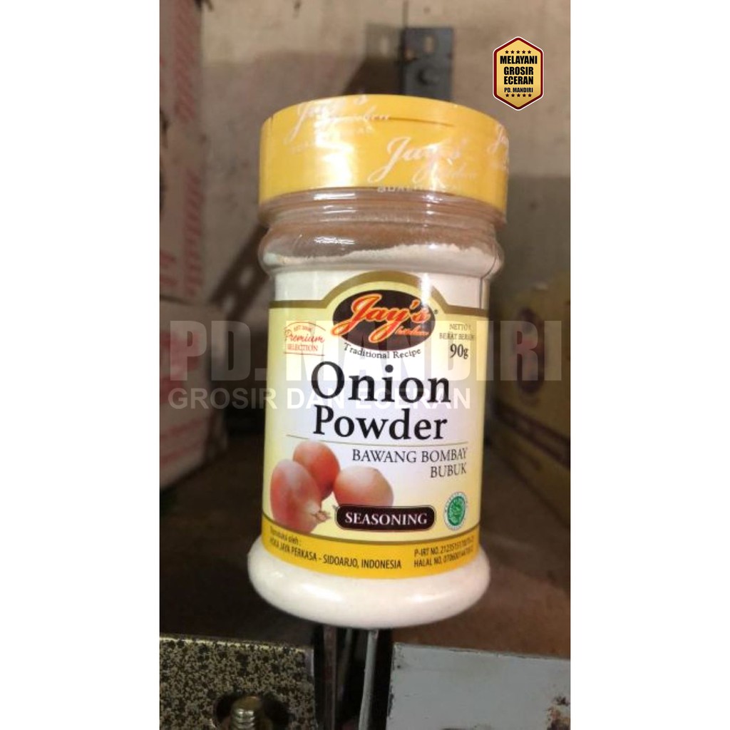 

JAYS ONION POWDER 90 GR BAWANG BOMBAY BUBUK