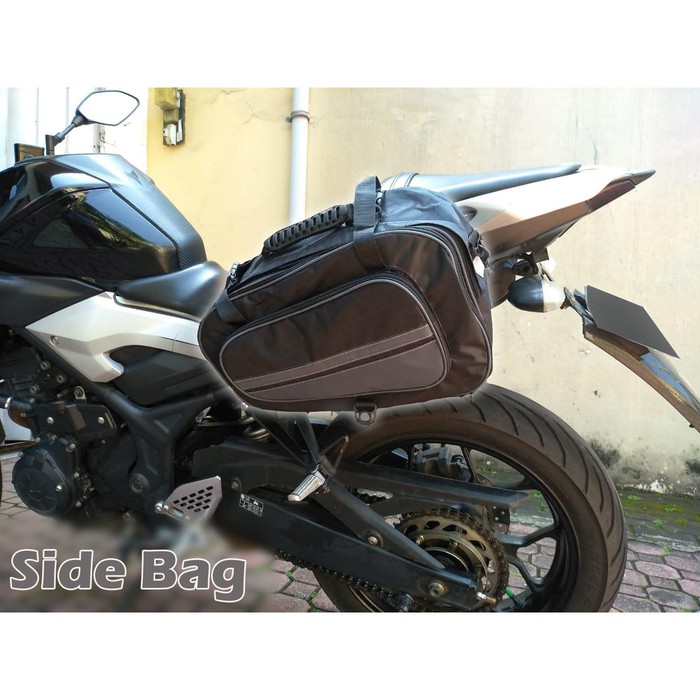 Tas Samping Sidebag Motor Oval Nmax PCX Ninja R25 CBR Berkualitas