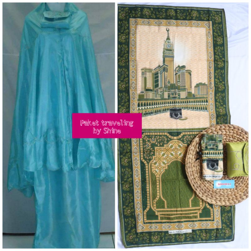 mukena traveling set sajadah