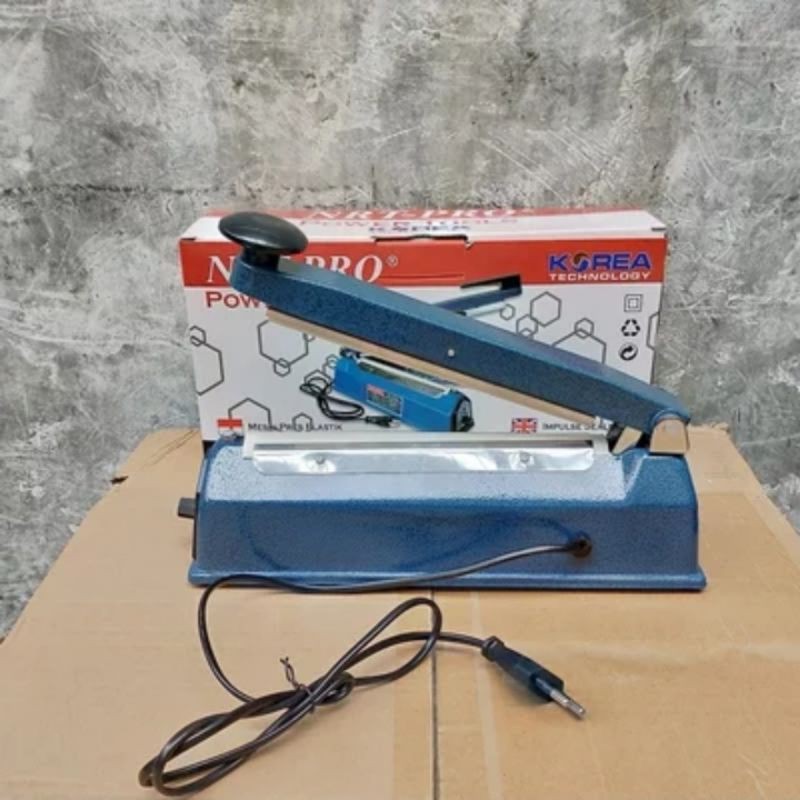 mesin pres atau lem plastik 20cm - press engine 20cm