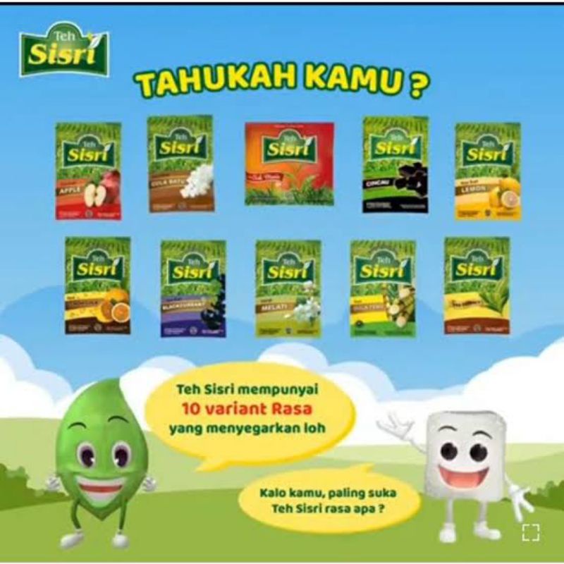 

SISRI SERBUK MINUMAN INSTAN RENCENG ISI 10