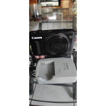 Camera Kamera Digital Canon Sx610 HS 18x OpticalZoom WiFi Hitam Murah
