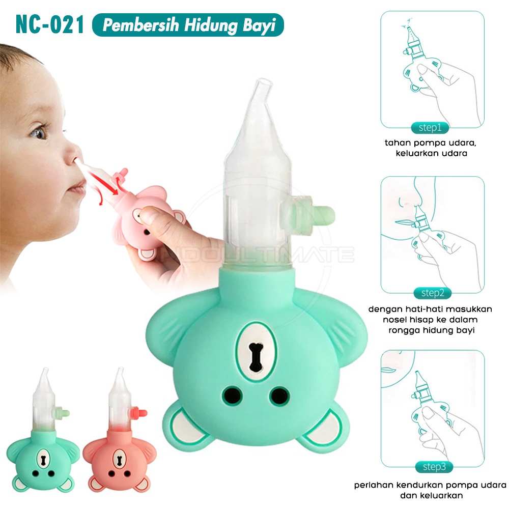 1Pcs Alat Penyedot Ingus Bayi NC-021 Alat Pembersih Hidung Bayi Anak Sedotan Ingus Bayi