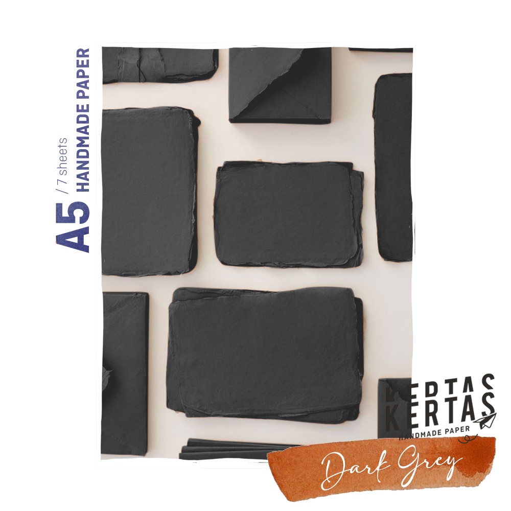

KERTAS DAUR ULANG - A5 DARK GREY (ISI 7 LEMBAR)