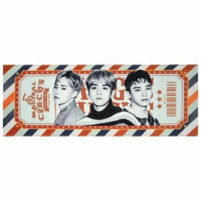 Exo cbx magical circus tour official slogan towel