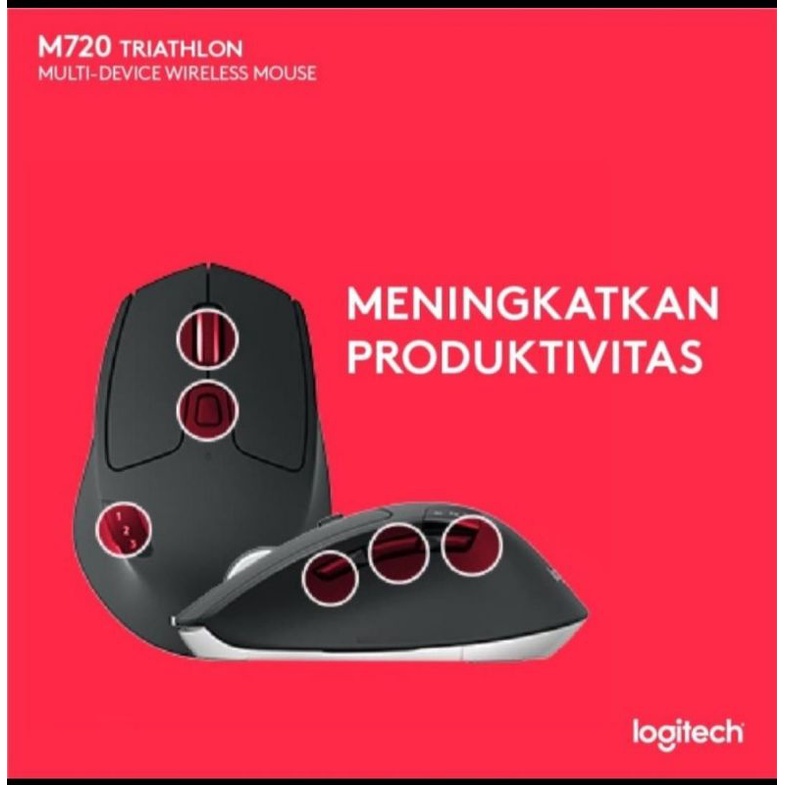 Mouse Wireless Logitech M720 TRIATHLON Multi device wireless mouse Bluetooth ORIGINAL