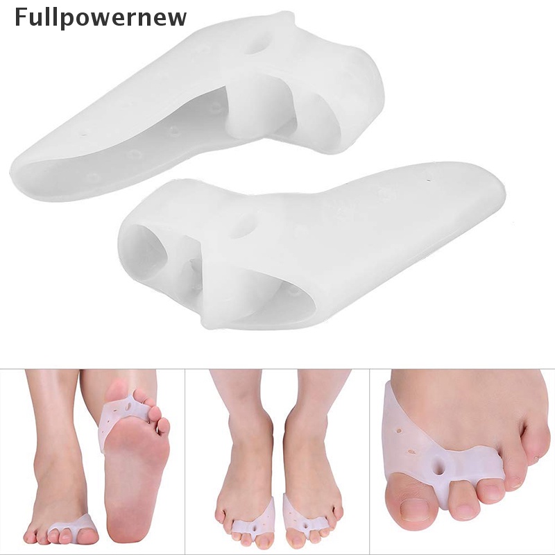 (FULL) 1 Pasang Pelindung / Pelurus Jari Kaki Bahan Silikon Gel