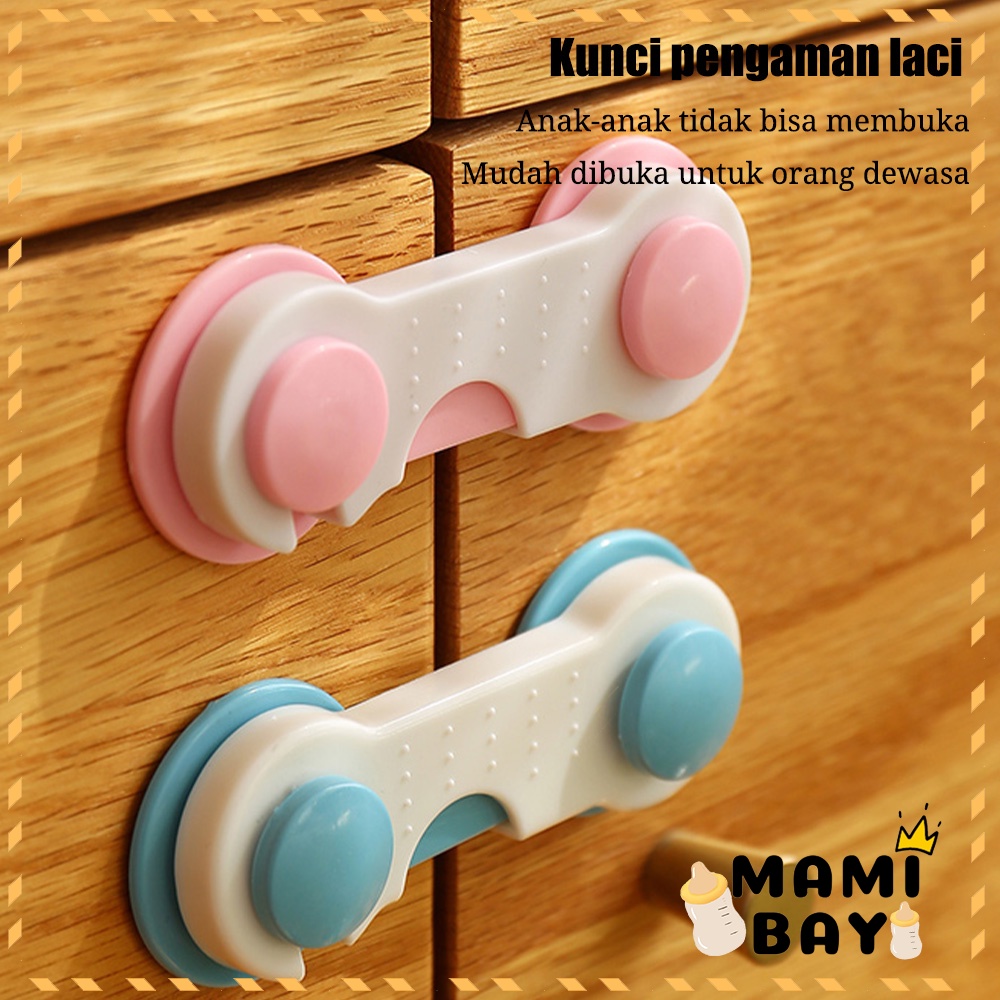 Mamibayi Pengunci Kulkas untuk melindungi bayi kunci kulkas safety lock