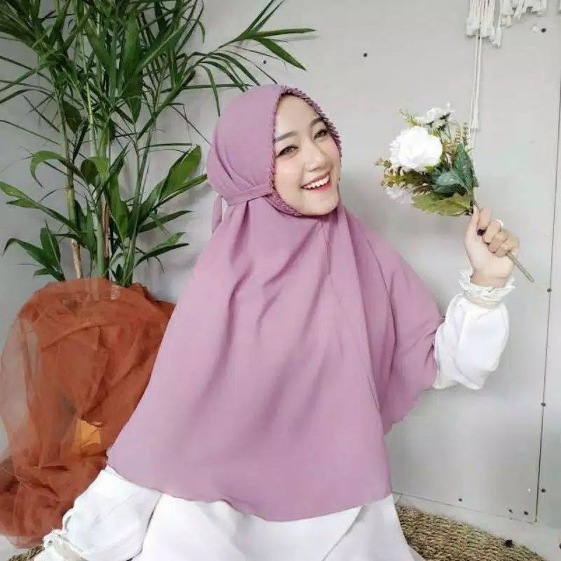 Hijab Instan Sarah Lipit, Bergo Sarah Lipit | Jilbab instan Diamond Premium