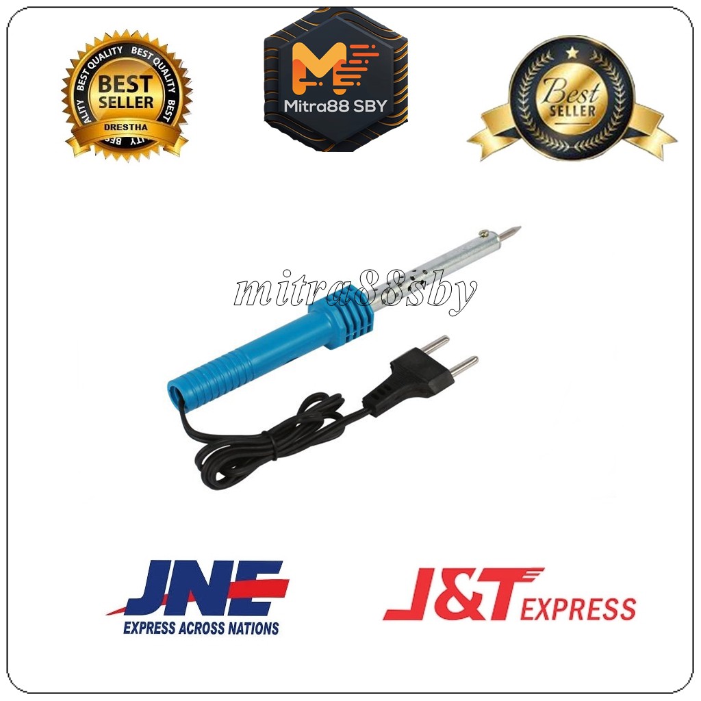 Mitra88sby solder ( soldering iron ) 30 w dan 40w gagang kayu dan plastik