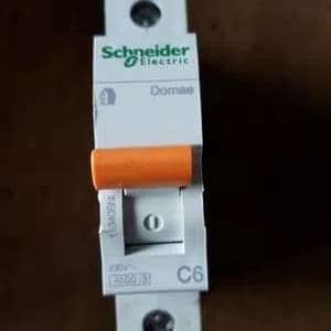 MCB Schneider 6a 6 a 6amper 6 ampere ncb mcb domae 1 phase Termurah