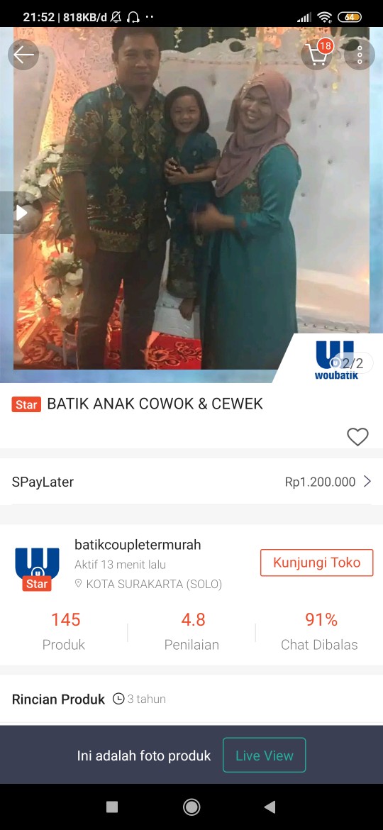 Batik Anak Cowok & Cewek